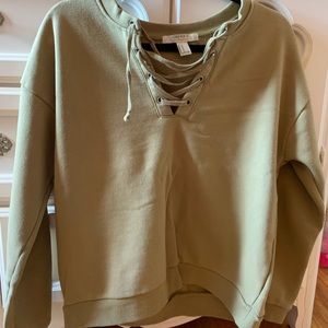 olive green sweater